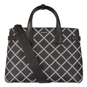 Burberry London Outlet Leather Tote Bag Black